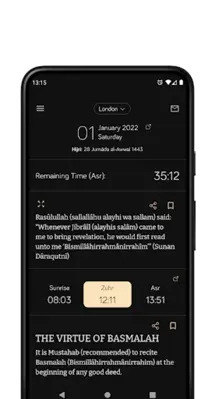 Fazilet Calendar Prayer Times android App screenshot 6