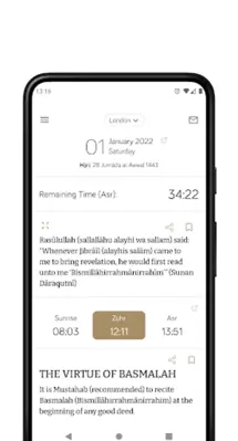 Fazilet Calendar Prayer Times android App screenshot 7